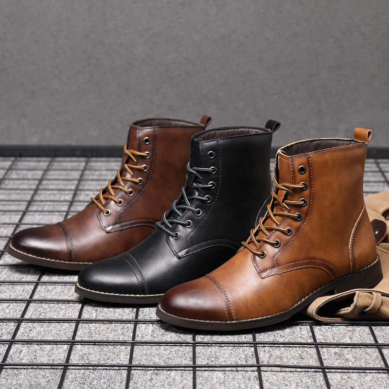 Buty do kostki Claude's z naturalnej skóry