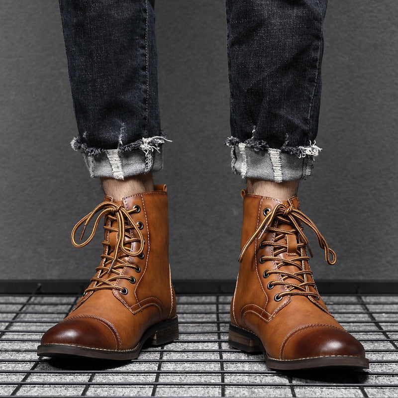 Buty do kostki Claude's z naturalnej skóry