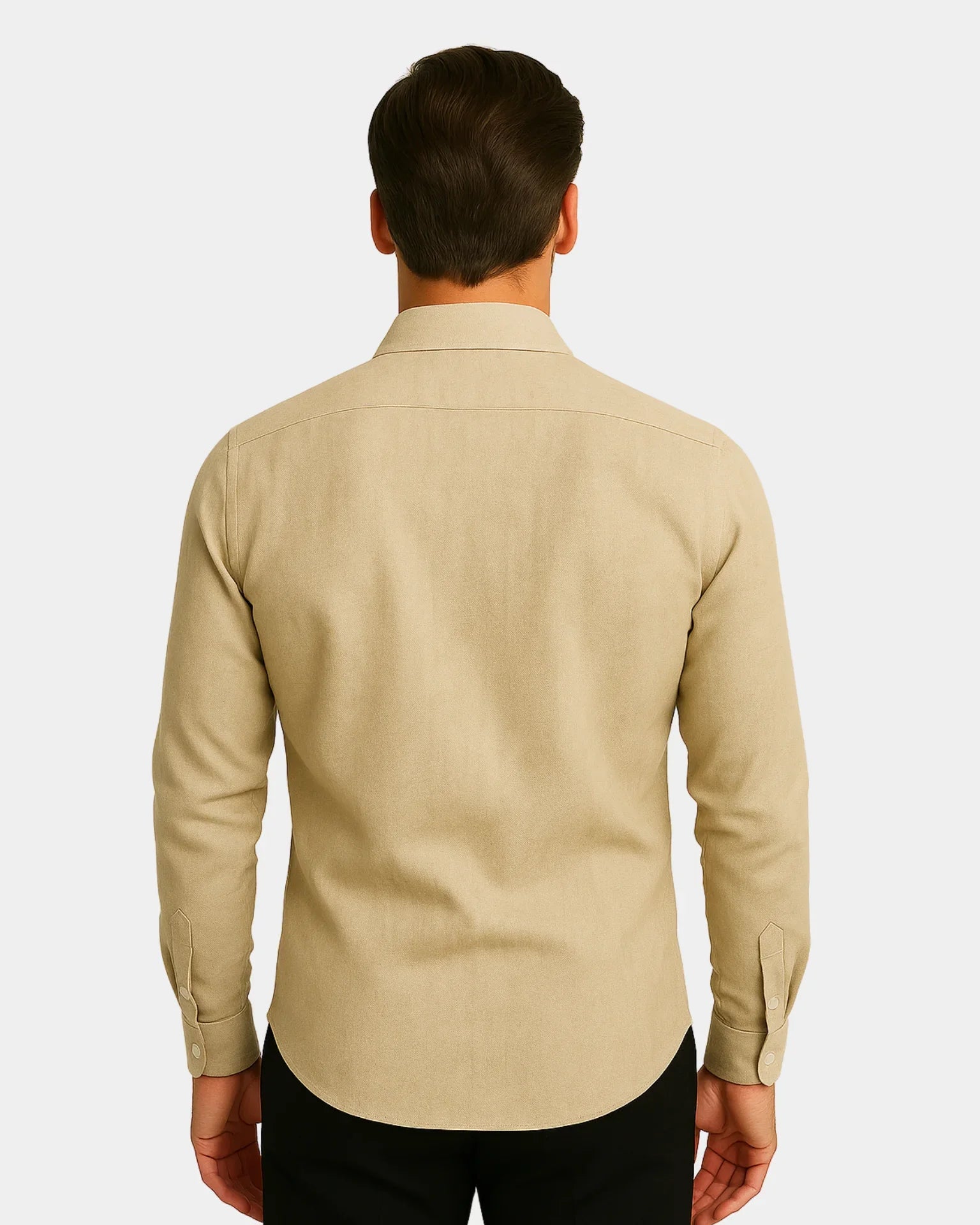Marco - Koszula lniana Khaki