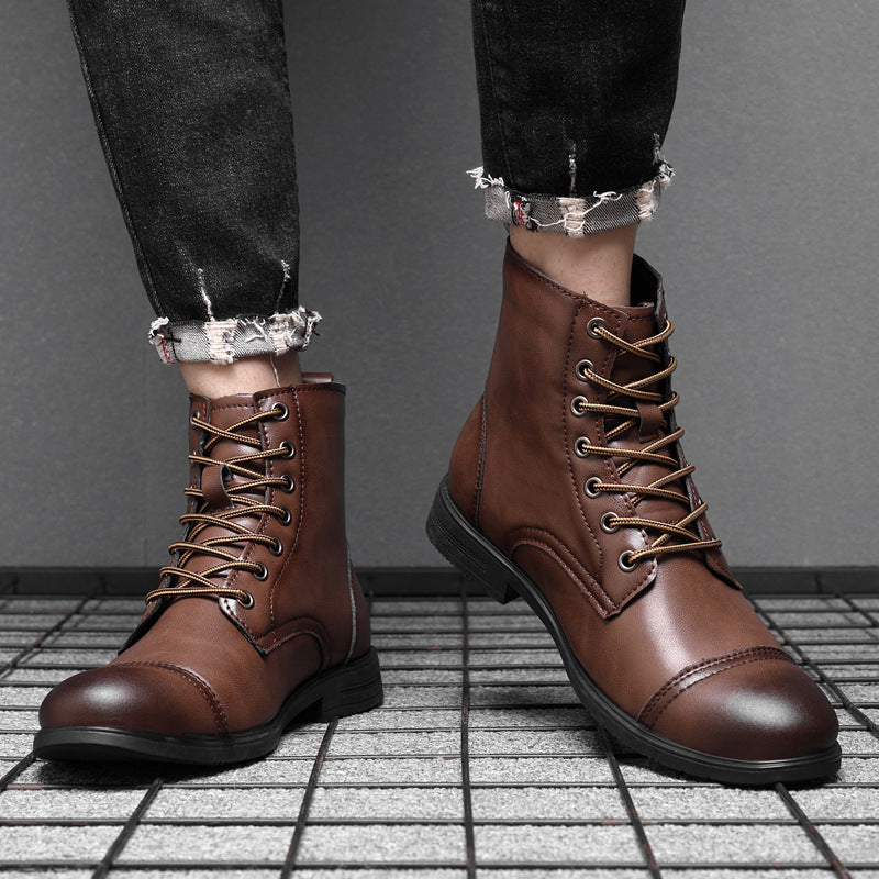 Buty do kostki Claude's z naturalnej skóry