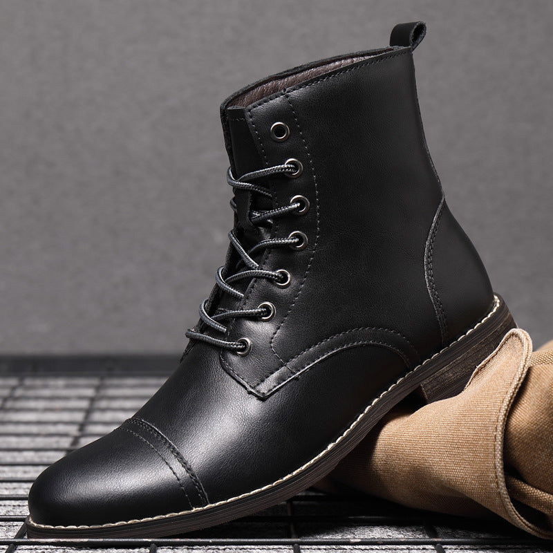 Buty do kostki Claude's z naturalnej skóry