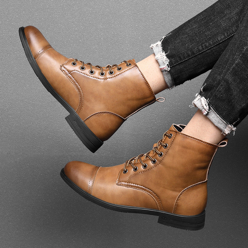 Buty do kostki Claude's z naturalnej skóry