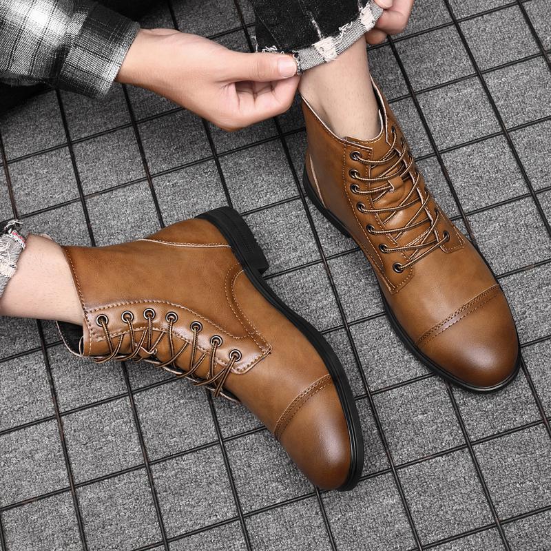 Buty do kostki Claude's z naturalnej skóry