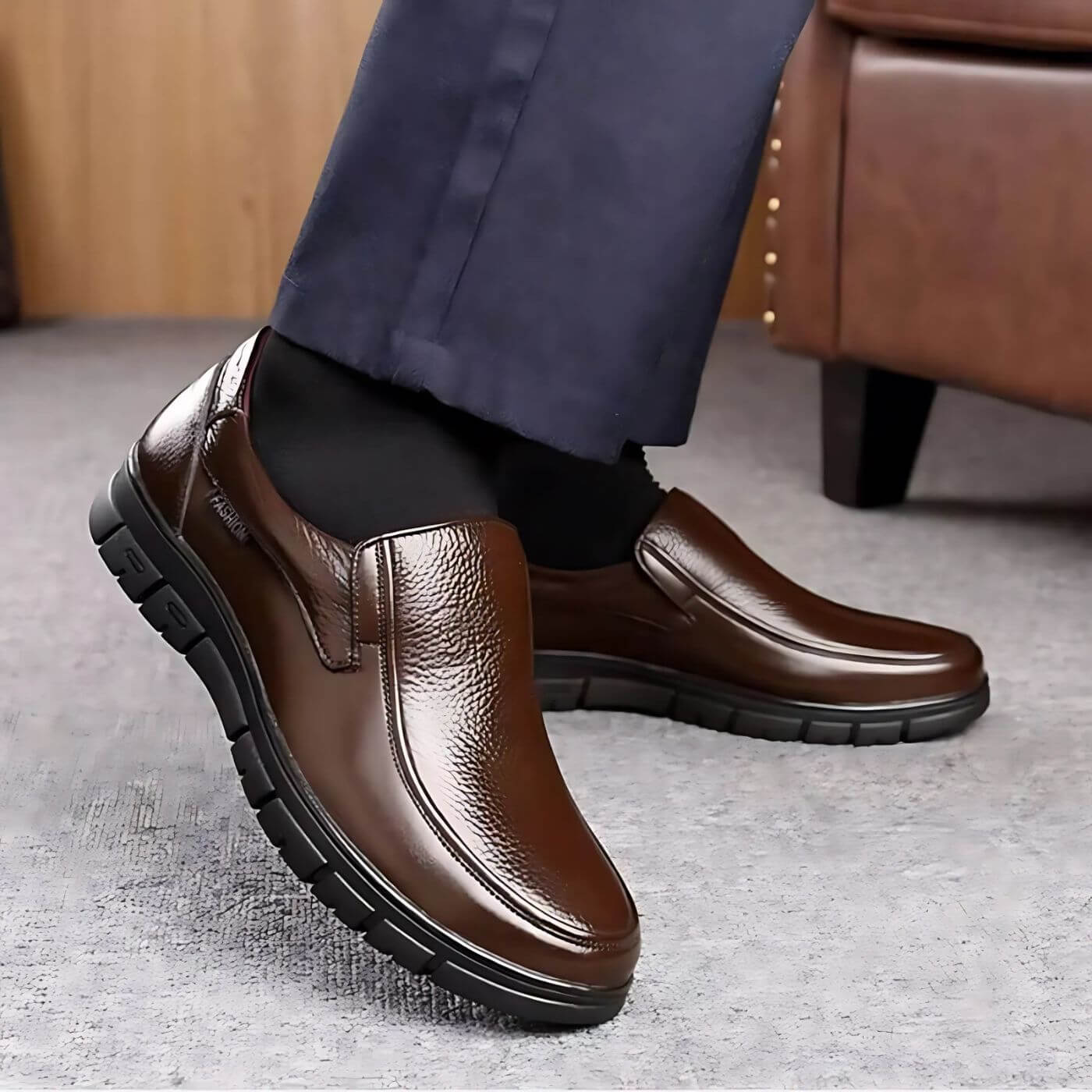 Eleganckie buty wsuwane Massimo