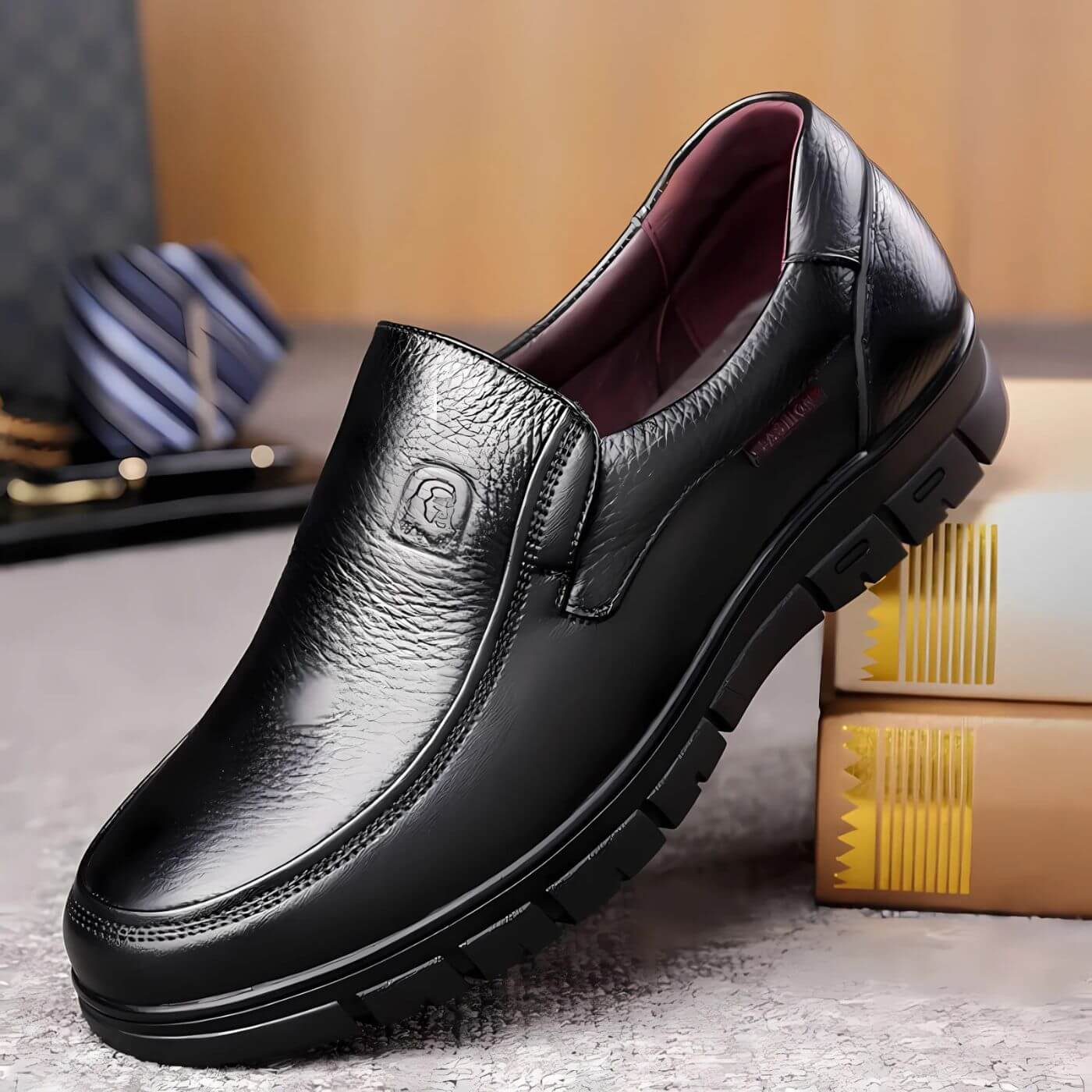 Eleganckie buty wsuwane Massimo