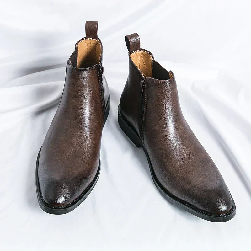 Skórzane buty za kostkę Cooper's Chelsea