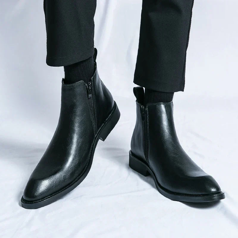 Skórzane buty za kostkę Cooper's Chelsea